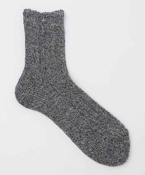 SHIPS（シップス）の「ANONYMOUS: ヘンプ シルク ハーフ ソックス（ソックス/靴下・メンズ・ベージュ/ネイビー/グレー・ONE SIZE）」の3枚目の写真