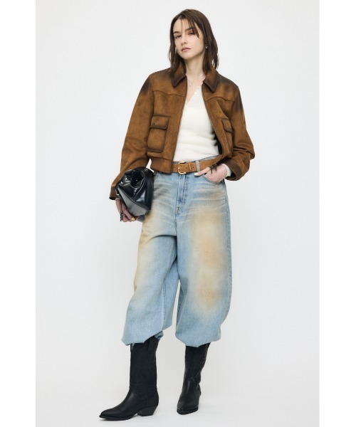 MOUSSY(マウジー)の「【26年SS新作】CALM TOUCH HENRY NECK トップス(ニット/セーター・レディース・ライトピンク/オフホワイト/杢グレー/ダークネイビー・FREE)」の22枚目の写真