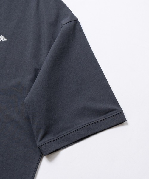 JOHN'S CLOSET(ジョンズクローゼット)の「【ag】〔GERRY/ジェリー〕冷感天竺 カレッジロゴ スウェットTシャツ UVカット/ストレッチ(Tシャツ/カットソー・メンズ・ブラック/アイボリー/チャコールグレー/グレー・LARGE/MEDIUM)」の7枚目の写真