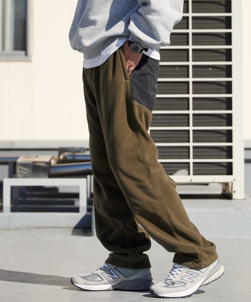 WILD THINGS（ワイルドシングス）の「WILD THINGS/ワイルドシングス POLARTEC PANTS POLARTEC WIND PRO ポーラーテック ブロックフリースパンツ（その他パンツ・メンズ・ブラウン/オリーブ・M/L/XL/S）」の4枚目の写真