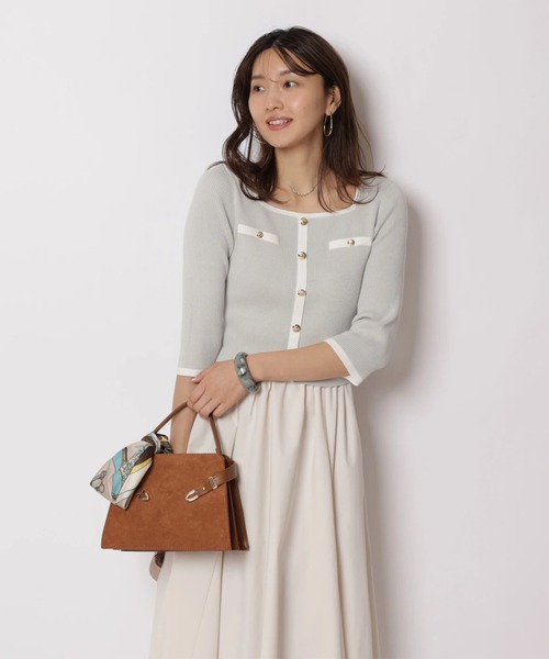 JUSGLITTY（ジャスグリッティー）の「配色スクエアドッキングワンピース（ワンピース・レディース・ブラック系その他/ピンク/ミント・2/1）」の17枚目の写真