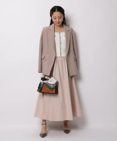 JUSGLITTY（ジャスグリッティー）の「配色スクエアドッキングワンピース（ワンピース・レディース・ブラック系その他/ピンク/ミント・2/1）」の7枚目の写真