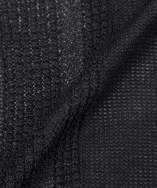 MACKINTOSH LONDON(マッキントッシュ ロンドン)の「【LEON掲載】ランダムメッシュクルーネックニット(ニット/セーター・メンズ・グレー/ブラック/ピンク・XL/L/M)」の5枚目の写真