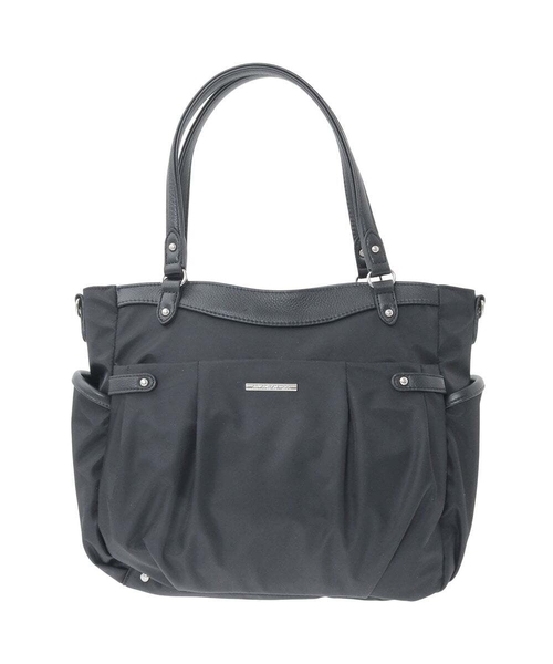 MK MICHEL KLEIN（エムケーミッシェルクラン）の「[撥水/2WAY/A4収納可]サイドポケットパイピングバッグ（トートバッグ・レディース・ブラック/ライトグレー/モカ・00）」の18枚目の写真