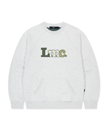 LMC（ ）の「PATCHWORK RAGLAN SWEATSHIRT light heather gray（スウェット）」