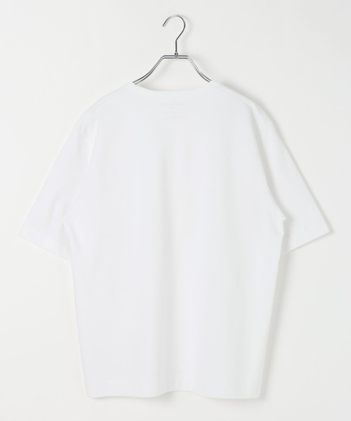GLOBAL WORK(グローバルワーク)の「リッチクリーンTシャツ/半袖/636393(Tシャツ/カットソー・メンズ・オフホワイト/ボルドー/ネイビー/グリーン/サックスブルー/グレイッシュベージュ/チャコールグレー・LARGE/MEDIUM/SMALL/X-LARGE)」の9枚目の写真