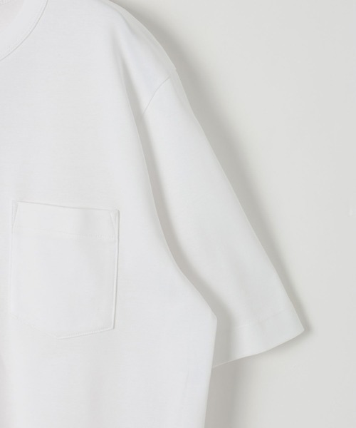GLOBAL WORK(グローバルワーク)の「リッチクリーンTシャツ/半袖/636393(Tシャツ/カットソー・メンズ・オフホワイト/ボルドー/ネイビー/グリーン/サックスブルー/グレイッシュベージュ/チャコールグレー・LARGE/MEDIUM/SMALL/X-LARGE)」の11枚目の写真