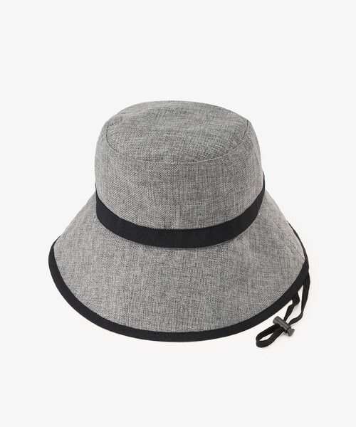 Afternoon Tea（アフタヌーンティー）の「ギマツバ広UVハット（ハット・レディース・アイボリー/ライトブラウン/グレー・ONE SIZE）」の3枚目の写真