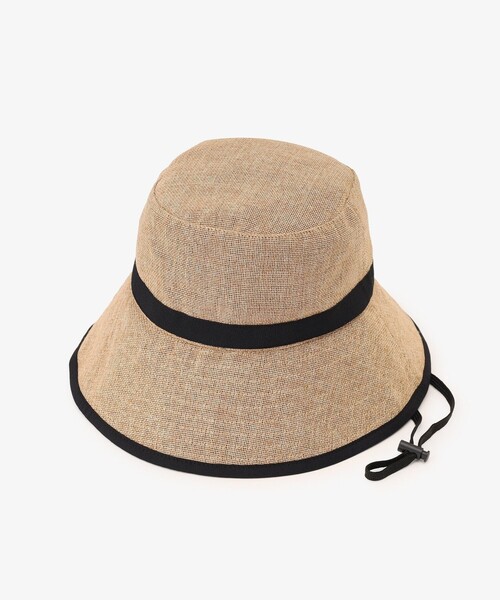 Afternoon Tea（アフタヌーンティー）の「ギマツバ広UVハット（ハット・レディース・アイボリー/ライトブラウン/グレー・ONE SIZE）」の2枚目の写真