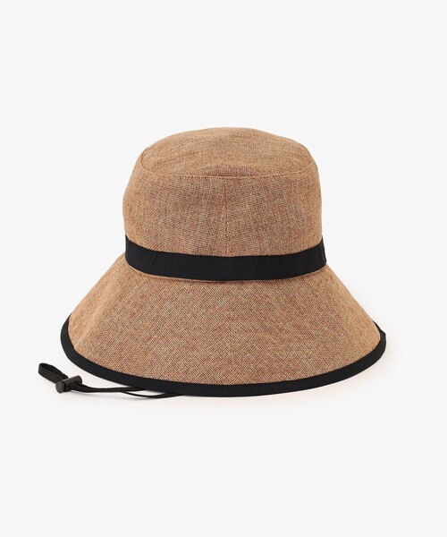 Afternoon Tea（アフタヌーンティー）の「ギマツバ広UVハット（ハット・レディース・アイボリー/ライトブラウン/グレー・ONE SIZE）」の11枚目の写真