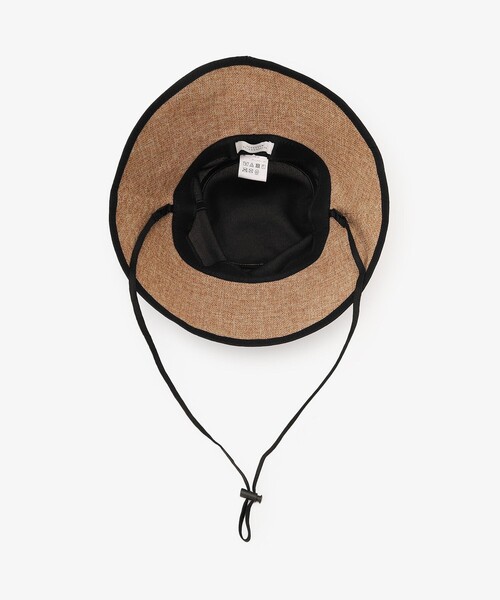 Afternoon Tea（アフタヌーンティー）の「ギマツバ広UVハット（ハット・レディース・アイボリー/ライトブラウン/グレー・ONE SIZE）」の13枚目の写真