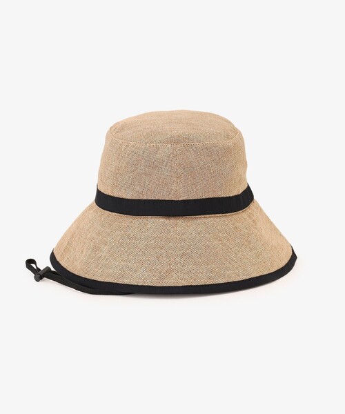 Afternoon Tea（アフタヌーンティー）の「ギマツバ広UVハット（ハット・レディース・アイボリー/ライトブラウン/グレー・ONE SIZE）」の16枚目の写真