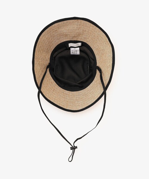 Afternoon Tea（アフタヌーンティー）の「ギマツバ広UVハット（ハット・レディース・アイボリー/ライトブラウン/グレー・ONE SIZE）」の18枚目の写真