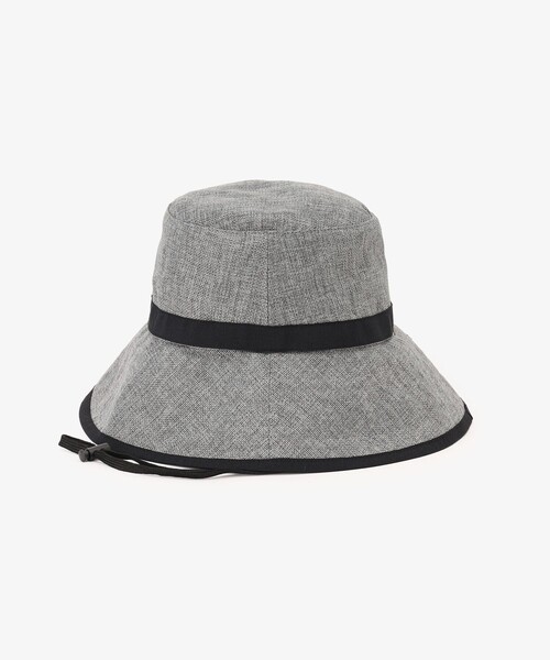 Afternoon Tea（アフタヌーンティー）の「ギマツバ広UVハット（ハット・レディース・アイボリー/ライトブラウン/グレー・ONE SIZE）」の21枚目の写真