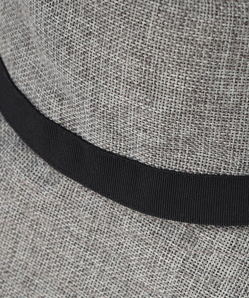 Afternoon Tea（アフタヌーンティー）の「ギマツバ広UVハット（ハット・レディース・アイボリー/ライトブラウン/グレー・ONE SIZE）」の4枚目の写真