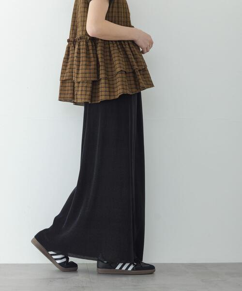 URBAN RESEARCH Sonny Label（アーバンリサーチサニーレーベル）の「『WEB限定』マイクロプリーツイージースカート（スカート・レディース・ブラック/ドット・FREE）」の2枚目の写真