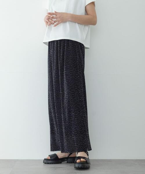 URBAN RESEARCH Sonny Label（アーバンリサーチサニーレーベル）の「『WEB限定』マイクロプリーツイージースカート（スカート・レディース・ブラック/ドット・FREE）」の3枚目の写真