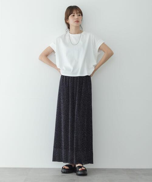 URBAN RESEARCH Sonny Label（アーバンリサーチサニーレーベル）の「『WEB限定』マイクロプリーツイージースカート（スカート・レディース・ブラック/ドット・FREE）」の6枚目の写真