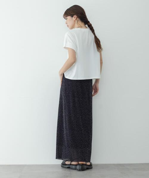 URBAN RESEARCH Sonny Label（アーバンリサーチサニーレーベル）の「『WEB限定』マイクロプリーツイージースカート（スカート・レディース・ブラック/ドット・FREE）」の7枚目の写真