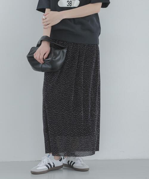 URBAN RESEARCH Sonny Label（アーバンリサーチサニーレーベル）の「『WEB限定』マイクロプリーツイージースカート（スカート・レディース・ブラック/ドット・FREE）」の8枚目の写真