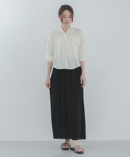 URBAN RESEARCH Sonny Label（アーバンリサーチサニーレーベル）の「『WEB限定』マイクロプリーツイージースカート（スカート・レディース・ブラック/ドット・FREE）」の21枚目の写真