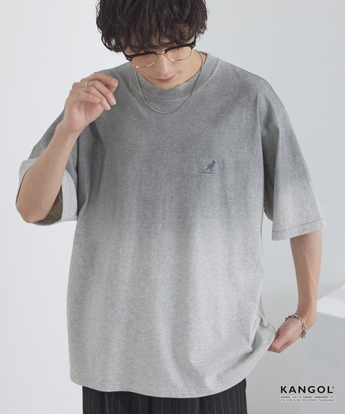 KANGOL/カンゴール 別注 ワンポイントロゴ刺繍 スプレー加工