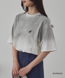 シー Tシャツ カットソー 半袖 プルオーバー 刺繍 オーバーサイズ F グレー 半袖 Tシャツ 接触冷感 部分サガラ刺繍 クルーネック トップス シャツ