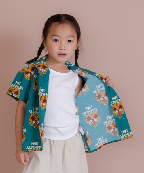 MAKE YOUR DAY(メイクユアデイ)の「無地とボーダーベーシックタンクトップ■80~140cm(タンクトップ・キッズ・ブラック/オフホワイト/ブルー/レッド・140/120/110/100/90/80/130)」の14枚目の写真