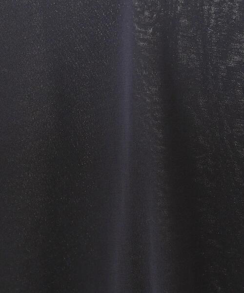 UNTITLED（アンタイトル）の「シアーVネックニット（ニット/セーター・レディース・ネイビー/ナチュラル・48/44/04/02/00）」の9枚目の写真