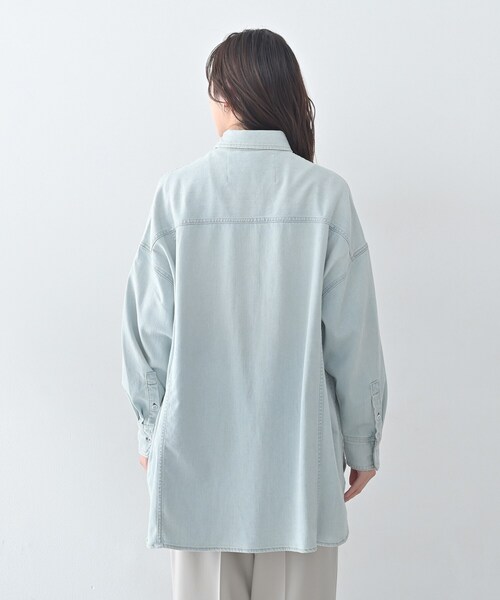 タグ付き ヘルシーデニム アーモンド デニムシャツ ゆったり ビッグシャツ Healthy DENIM / Almond ビッグシャツ