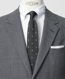 green label relaxing（グリーンレーベルリラクシング）の「GLR ポリエステル ウォッシャブル ニット ドット ネクタイ ニットタイ（ネクタイ）」