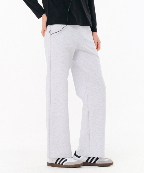 CHASECULT(チェイスカルト)の「レディースエッセンシャルワイドパンツ-FARG7267B0E(スウェットパンツ・レディース・ライトグレー・67/70/76)」の3枚目の写真