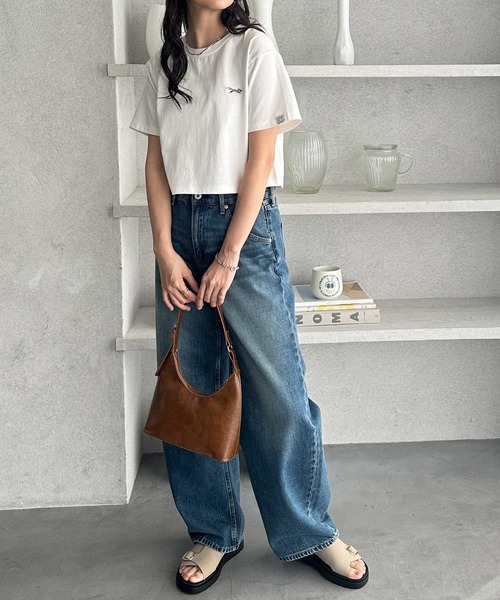PENNEYS(ぺニーズ)の「GeeRA別注【PENNEYS】綿100%接触冷感ショートTシャツ ペニーズ キツネ/ペニーズ フォックス/THE FOX(Tシャツ/カットソー・レディース・ブラック/オフホワイト/ホワイト系その他/チャコール・MEDIUM/LARGE/X-LARGE)」の10枚目の写真