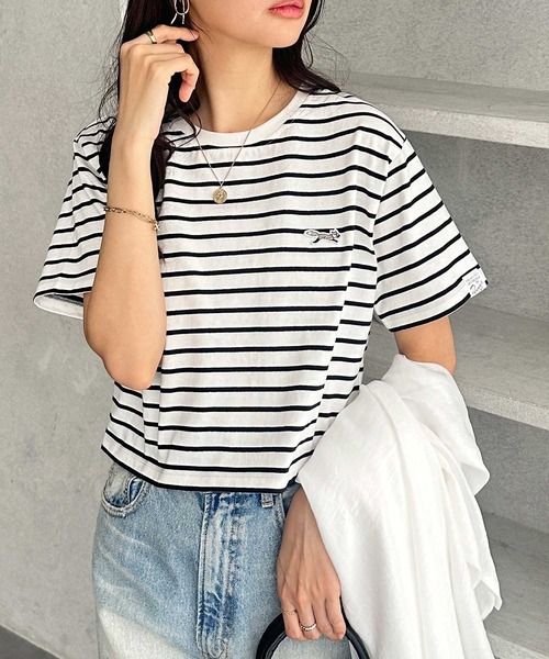 PENNEYS(ぺニーズ)の「GeeRA別注【PENNEYS】綿100%接触冷感ショートTシャツ ペニーズ キツネ/ペニーズ フォックス/THE FOX(Tシャツ/カットソー・レディース・ブラック/オフホワイト/ホワイト系その他/チャコール・MEDIUM/LARGE/X-LARGE)」の19枚目の写真