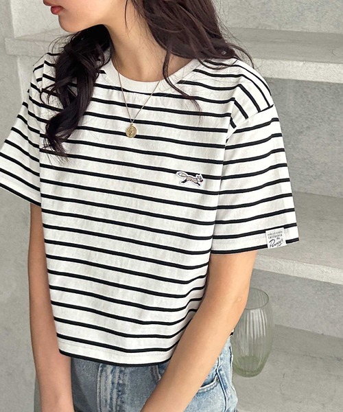 PENNEYS(ぺニーズ)の「GeeRA別注【PENNEYS】綿100%接触冷感ショートTシャツ ペニーズ キツネ/ペニーズ フォックス/THE FOX(Tシャツ/カットソー・レディース・ブラック/オフホワイト/ホワイト系その他/チャコール・MEDIUM/LARGE/X-LARGE)」の21枚目の写真