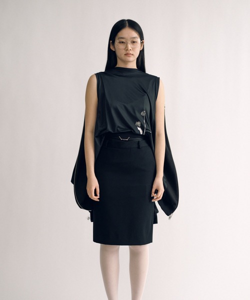 KEISUKEYOSHIDA(ケイスケヨシダ)の「Parka (sleeveless lining)(パーカー・レディース・グレー/ブラック・FREE)」の19枚目の写真