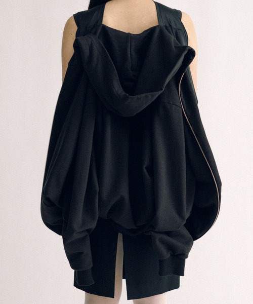 KEISUKEYOSHIDA(ケイスケヨシダ)の「Parka (sleeveless lining)(パーカー・レディース・グレー/ブラック・FREE)」の21枚目の写真