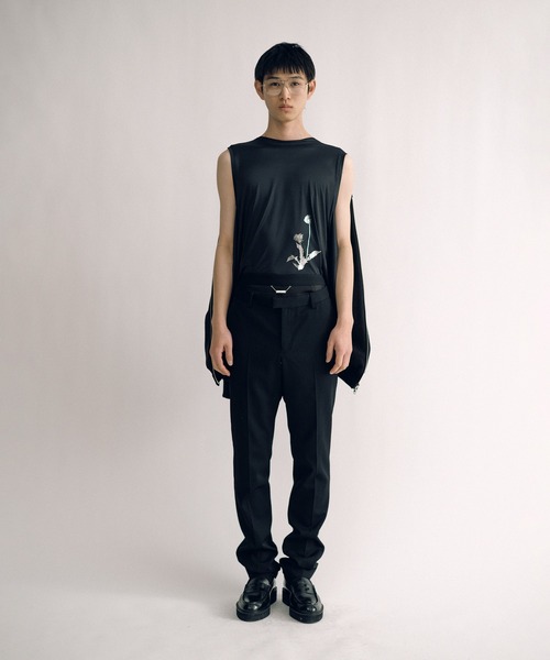 KEISUKEYOSHIDA(ケイスケヨシダ)の「Parka (sleeveless lining)(パーカー・レディース・グレー/ブラック・FREE)」の4枚目の写真