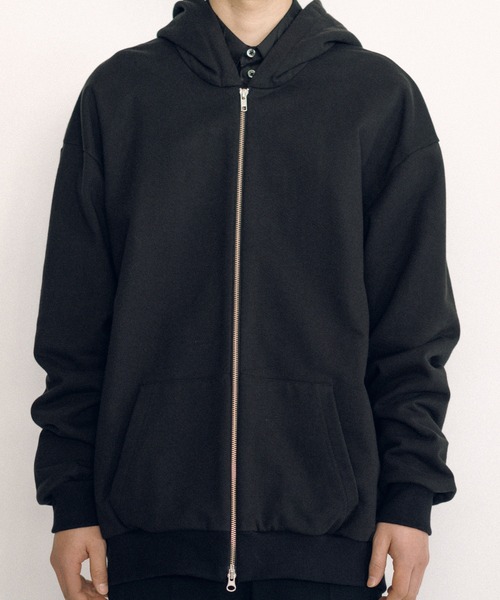 KEISUKEYOSHIDA(ケイスケヨシダ)の「Parka (sleeveless lining)(パーカー・レディース・グレー/ブラック・FREE)」の9枚目の写真