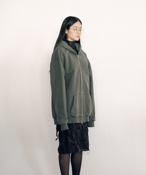 KEISUKEYOSHIDA(ケイスケヨシダ)の「Parka (sleeveless lining)(パーカー・レディース・グレー/ブラック・FREE)」の15枚目の写真