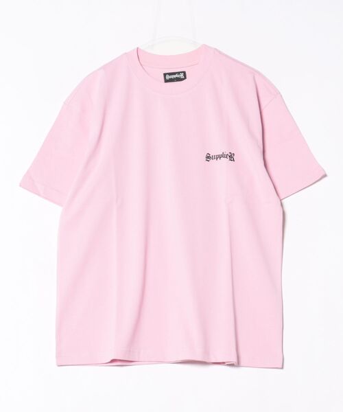 SUPPLIER（サプライヤー）の「SUPPLIER/サプライヤー/Tribal Cross Tee（Tシャツ/カットソー・メンズ・ブラック/ピンク/ホワイト・XL/M/L）」の6枚目の写真