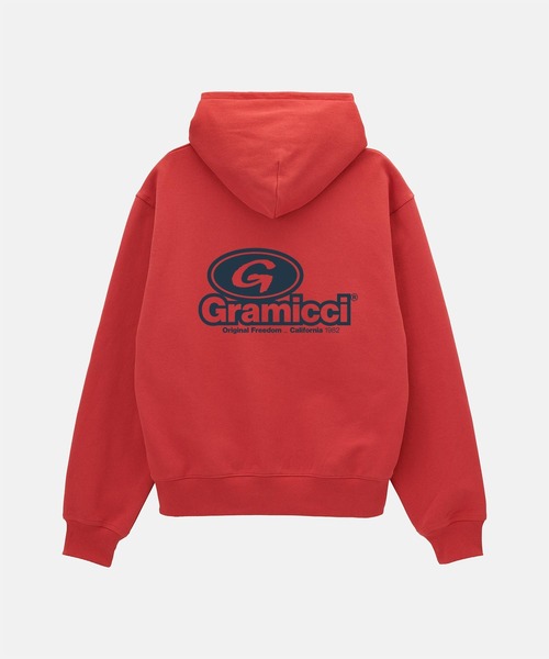 Gramicci(グラミチ)の「'82 ZIP HOODED SWEATSHIRT / 82ジップフーデッドスウェットシャツ Gramicci グラミチ(パーカー・メンズ・レッド系その他/ヘザーグレー/ブラック系その他・S/M/L/XL/XXL)」の5枚目の写真