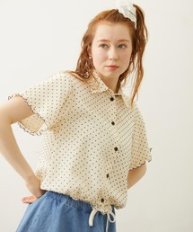 MILKFED. | SHEER SCALLOP SHIRT(シャツ/ブラウス)