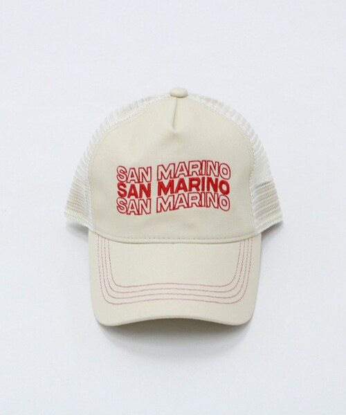 fredy emue（フレディエミュ）の「【CASSELINI/キャセリーニ】刺しゅうメッシュキャップ（キャップ・レディース・ブラウン/アイボリー/ライトブルー・FREE）」の17枚目の写真