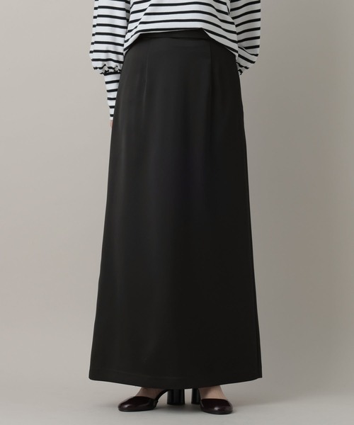 A part by（アパートバイ）の「サテンセミフレアスカート（スカート・レディース・ベージュ系その他/アイボリー/ブラック・MEDIUM/SMALL）」の12枚目の写真
