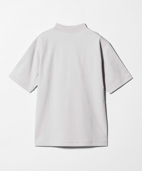 green label relaxing（グリーンレーベルリラクシング）の「オーガニックコットン ポンチ モックネック Tシャツ -接触冷感-（Tシャツ/カットソー・メンズ・ライトグレー/ホワイト/ブラック・XL/S/M/L）」の11枚目の写真