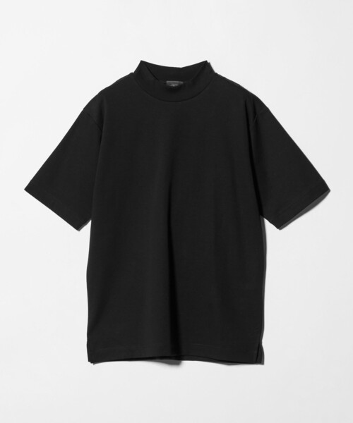 green label relaxing（グリーンレーベルリラクシング）の「オーガニックコットン ポンチ モックネック Tシャツ -接触冷感-（Tシャツ/カットソー・メンズ・ライトグレー/ホワイト/ブラック・XL/S/M/L）」の19枚目の写真