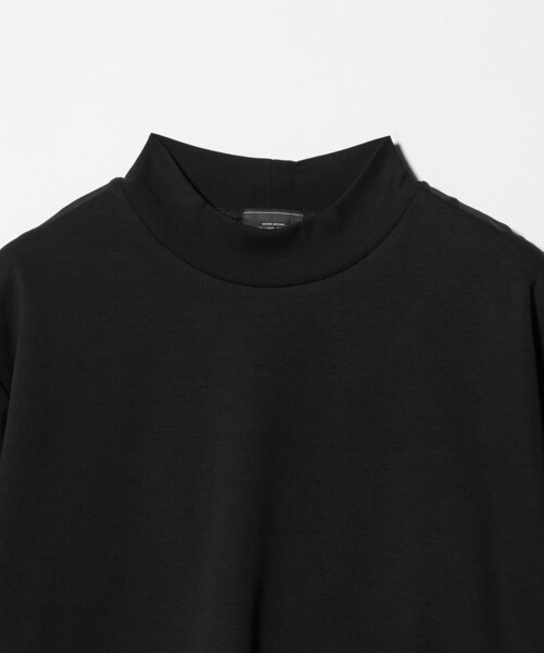 green label relaxing（グリーンレーベルリラクシング）の「オーガニックコットン ポンチ モックネック Tシャツ -接触冷感-（Tシャツ/カットソー・メンズ・ライトグレー/ホワイト/ブラック・XL/S/M/L）」の20枚目の写真
