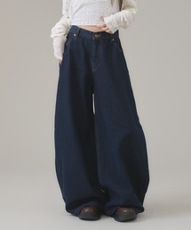 apres jour mignon（アプレジュールミニョン）の「カーブデニムパンツ（デニムパンツ）」