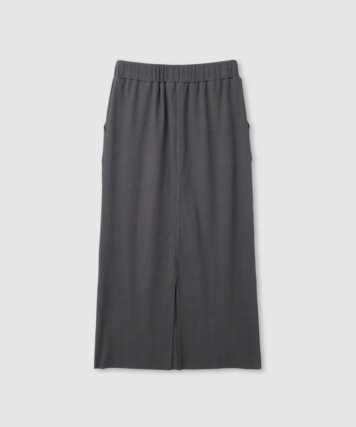 NAVY(ネイビー)の「【NAVY/ ネイビー】針抜き テレコ Iラインスカート(スカート・レディース・ブラック/ベージュ/チャコール・L/M)」の21枚目の写真